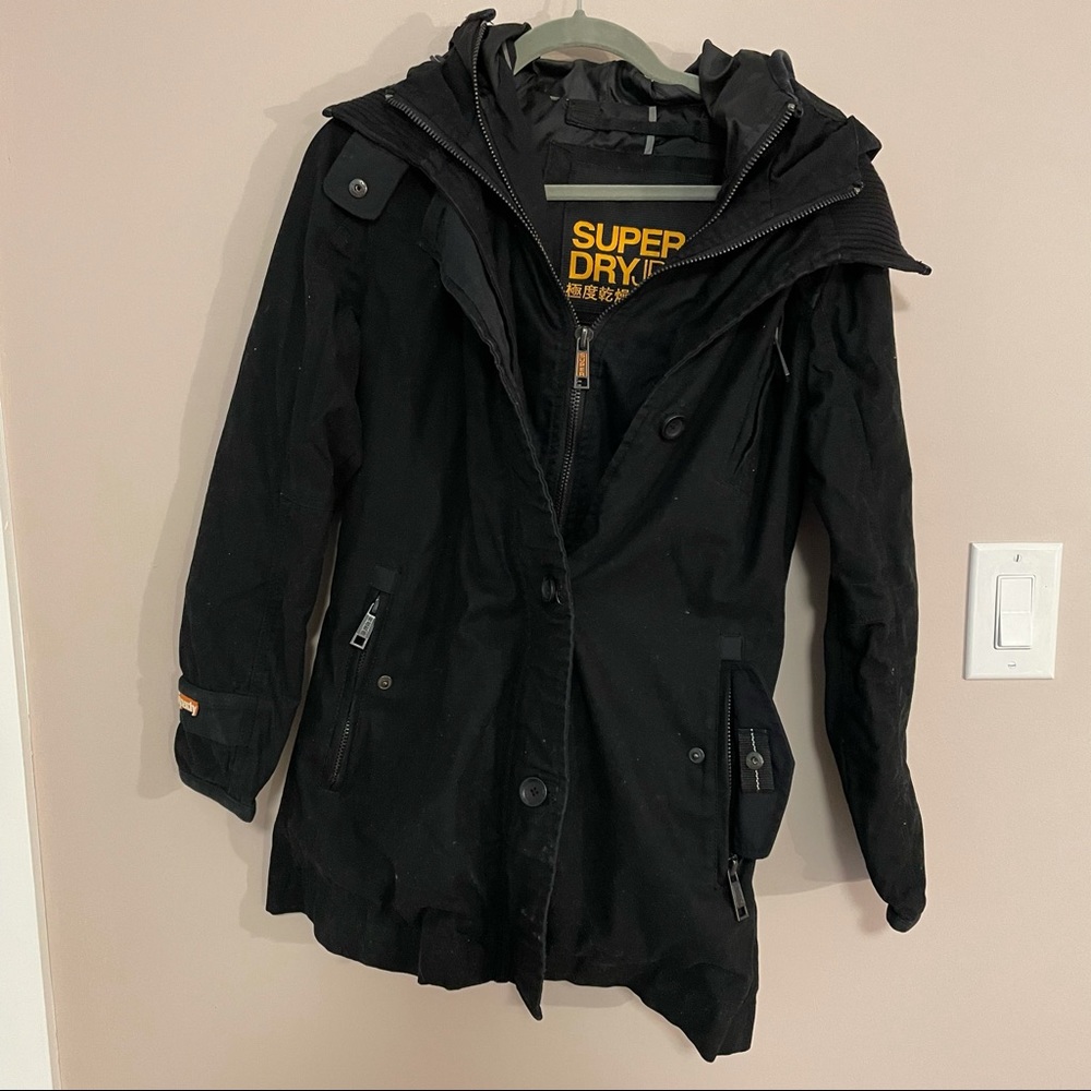 SuperDry capital trench rain coat